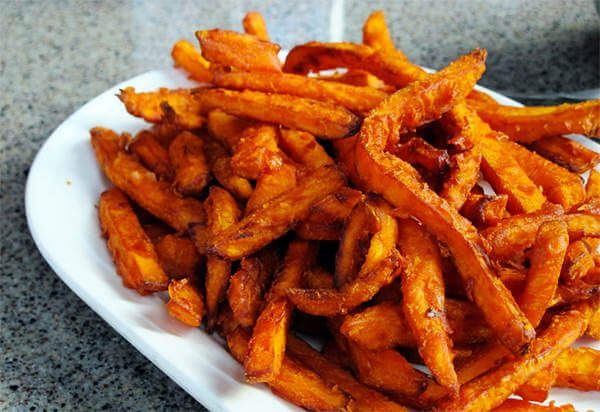 Frites de patates douces